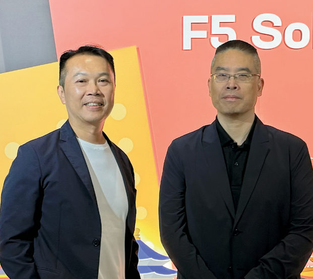 F5台灣區總經理林志方(左)與F5台灣區資深技術總監陳廣融(右)強調ADSP(應用程式交付與安全平台)可協助企業在多雲、混合雲與AI時代,建立兼具效率與韌性的數位營運架構。
