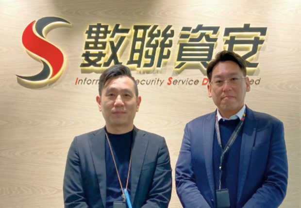 數聯資安技術副總經理游承倫(左)指出,EDR是非常需要專業團隊看照的解決方案,如果醫院的人力在資安相關的能力或經驗上較為不足,威脅偵測與應變服務(MDR)會更適合醫療場域。右為數聯資安產品發展暨顧問處資深協理恭俊偉。