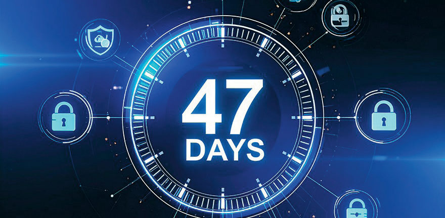 自2029年起，所有公開的TLS憑證將最多只有47天的有效期限。