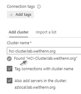 圖15 新增Azure Local超融合叢集至WAC管理平台中。