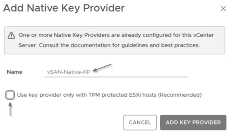 圖13 新增Native Key Provider。