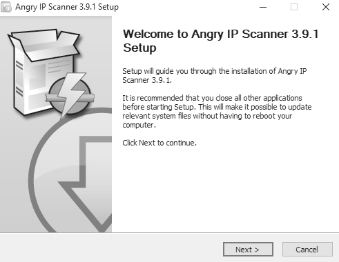 圖3 透過合法的Angry IP Scanner安裝程式進行安裝。